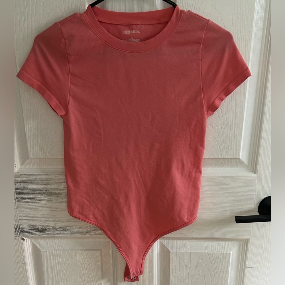 Target Coral Short Sleeve Bodysuit